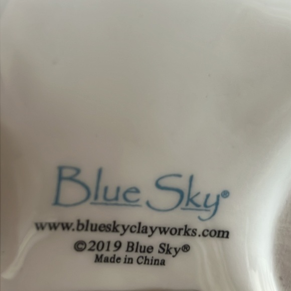 NWT Blue Sky Clayworks Christmas Pug wearing sweater & Candy-cane antlers. - Picture 8 of 8